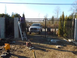 2012-Driveway Gates Design & Metal Fabrication After